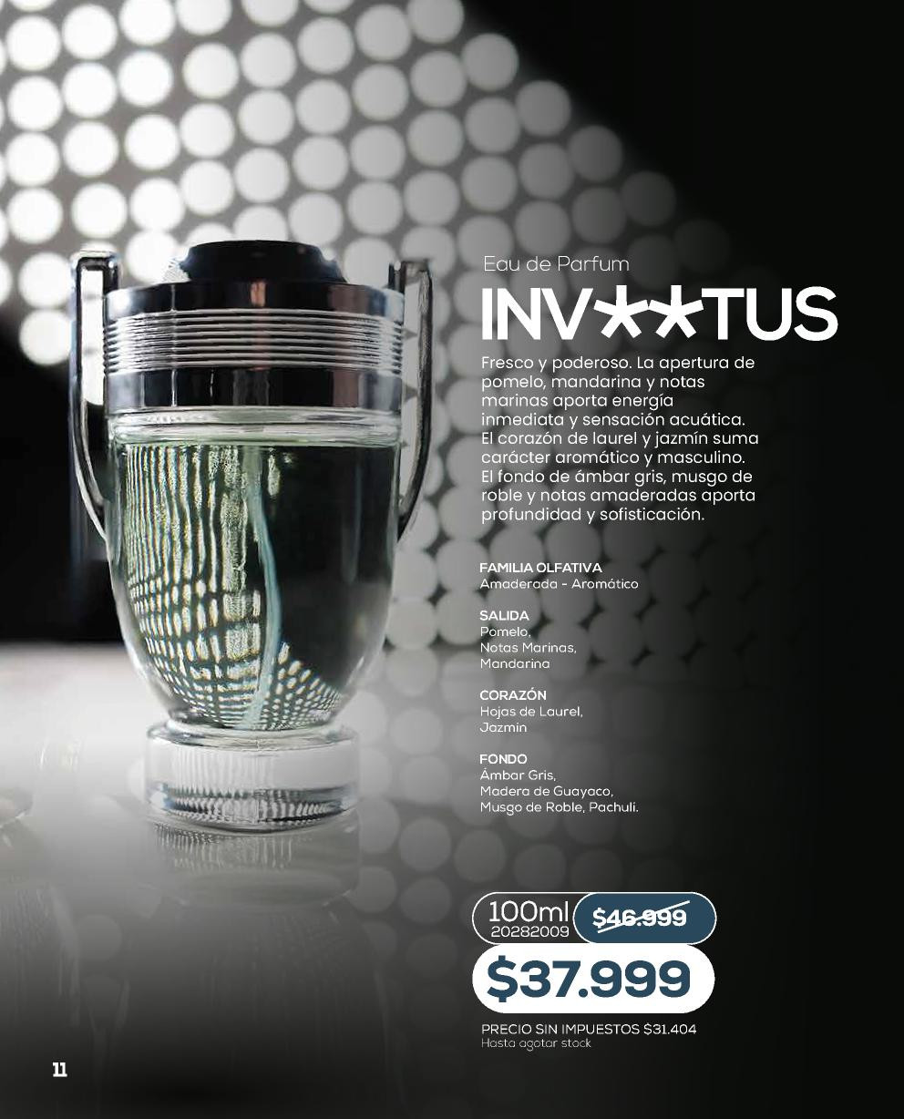 Unlock Inv**tus, envase de 100 ml, de la línea Perfumería de Bagués