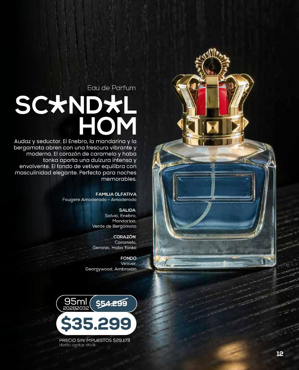 Unlock Sc*nd*l Hom, envase de 100 ml, de la línea Perfumería de Bagués