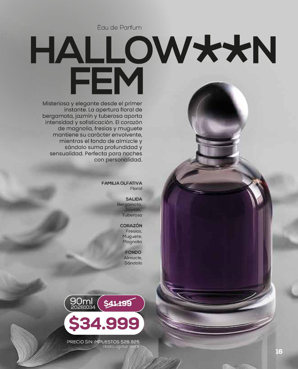 Unlock Hallow**n Femenino, envase de 75 ml, de la línea Perfumería de Bagués