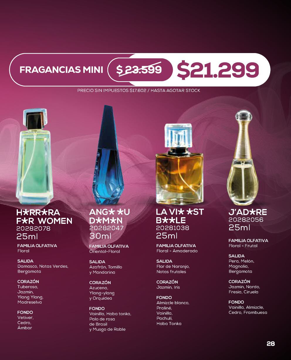 Unlock H*rr*ra F*R Women, envase de 25 ml, de la línea Perfumería de Bagués