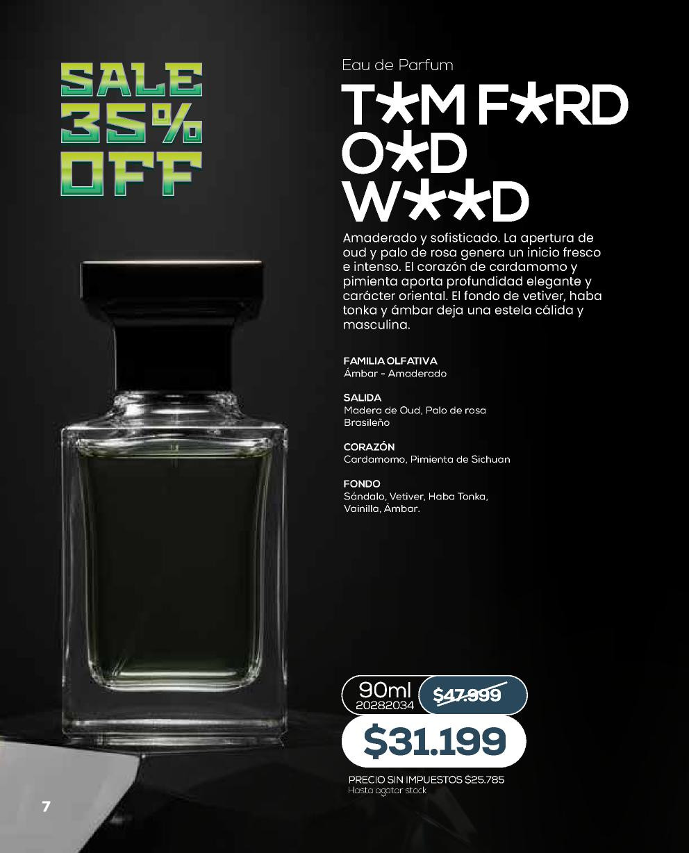 Unlock T*M F*rd O*D W**D, envase de 90 ml, de la línea Perfumería de Bagués